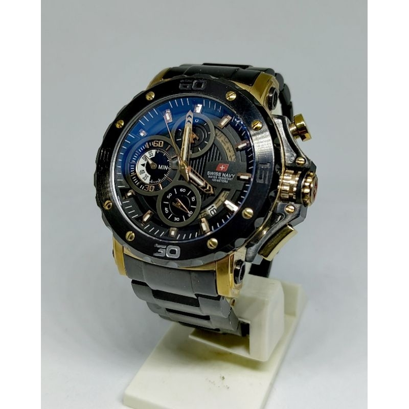 JAM TANGAN SWISS NAVY SN8932 SECOND PRELOVED ORIGINAL
