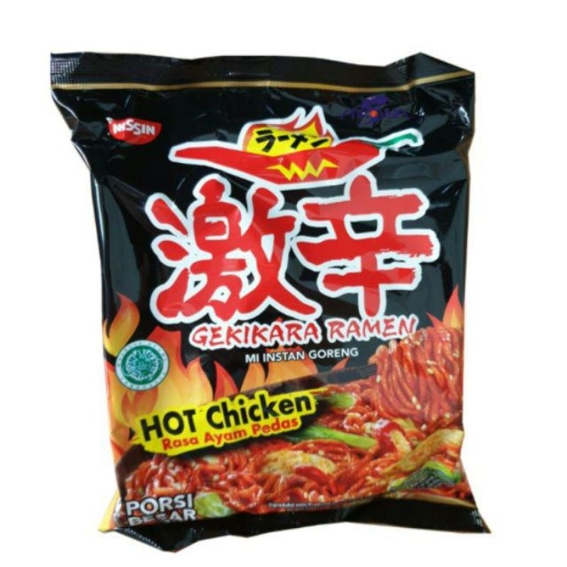 Nissin gekikara ramen hot Chicken rasa ayam pedas 109gram