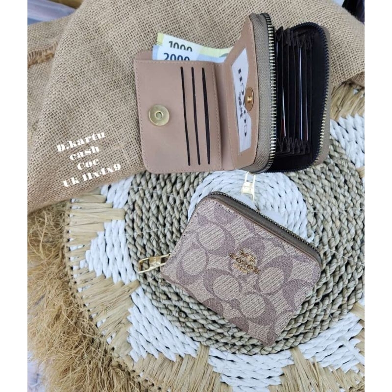 Dompet Mini Kartu Dan Cash Fashion Kekinian