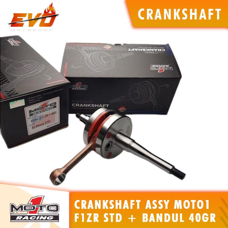 AS KRUK CRANKSHAFT ASSY FIZR + BANDUL 40 GRAM MOTO 1