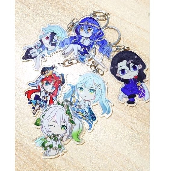 Ganci Keychain Genshin Impact Akrilik