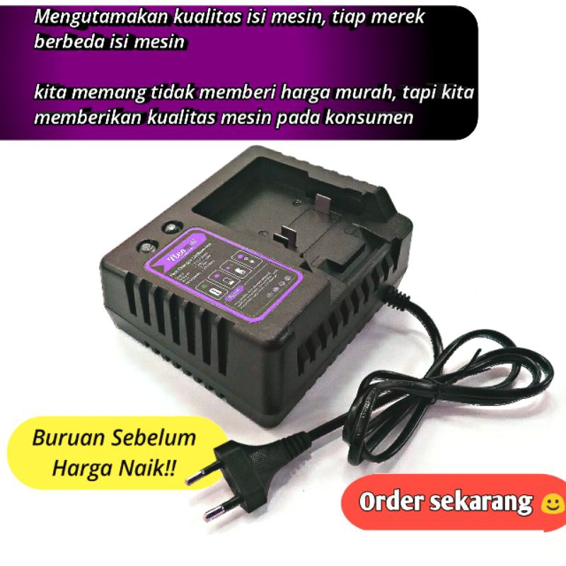 Charger Cas Doking Baterai Cordless Impact bor gerinda bisa buat jld tool 48v sunc tool