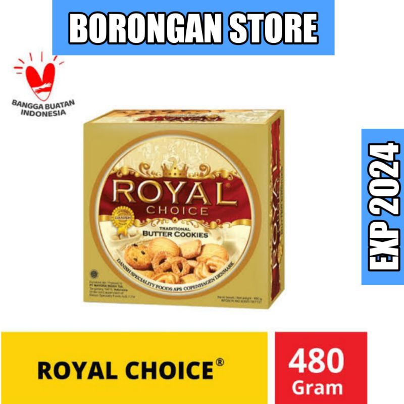 

Royal choice butter cookies 480gram exp 2024