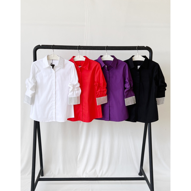 Blouse Jade / Kemeja Katun Wanita / Kemeja Katun Jepang Wanita Import / Kemeja Katun Jepang Premium