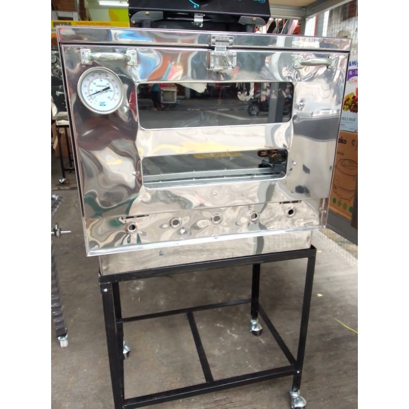 oven gas stainless steell 60x40 cm