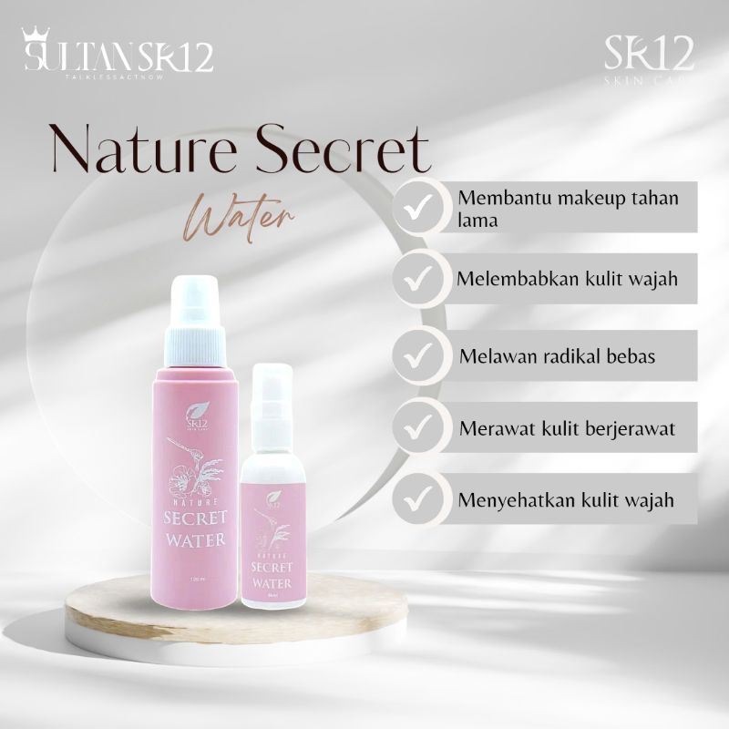 Face Spray Nature Secret Water Lidah Buaya Setting Spray Face Mist Aloe Vera Semprotan Wajah Semprot