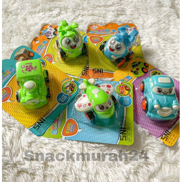 Mainan Anak kendaraan Transportasi Cartoon Lucu Inertia Toys