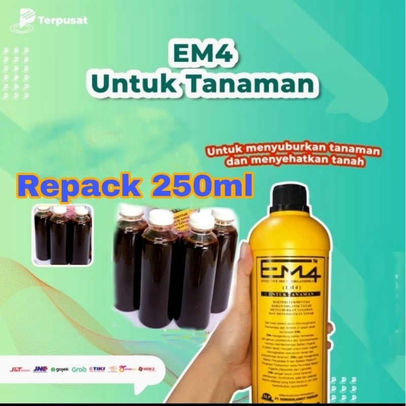 REPACK EM4 PERTANIAN 250ml Untuk Tanaman bakteri produksi kompos