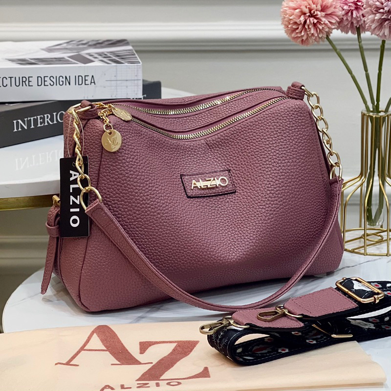 ALZIO - tas selempang papirut shoulder bag - ALZIO SLING BAG JENNIE 2RUANG 2REST