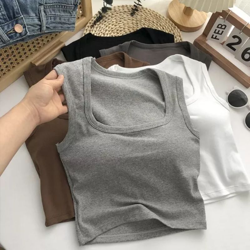 tanktop bra wanita import pakaian dalam wanita import bra fashion tanktop Korea croptop bra import