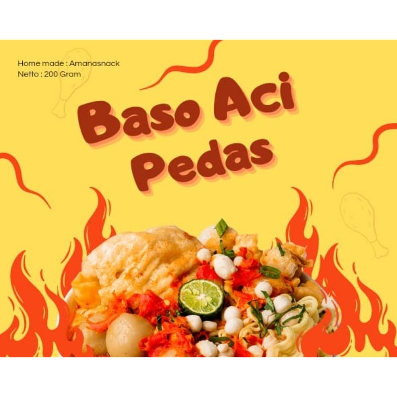 Baso geprek Tulang rangu baso aci geprek original produk amanasnack