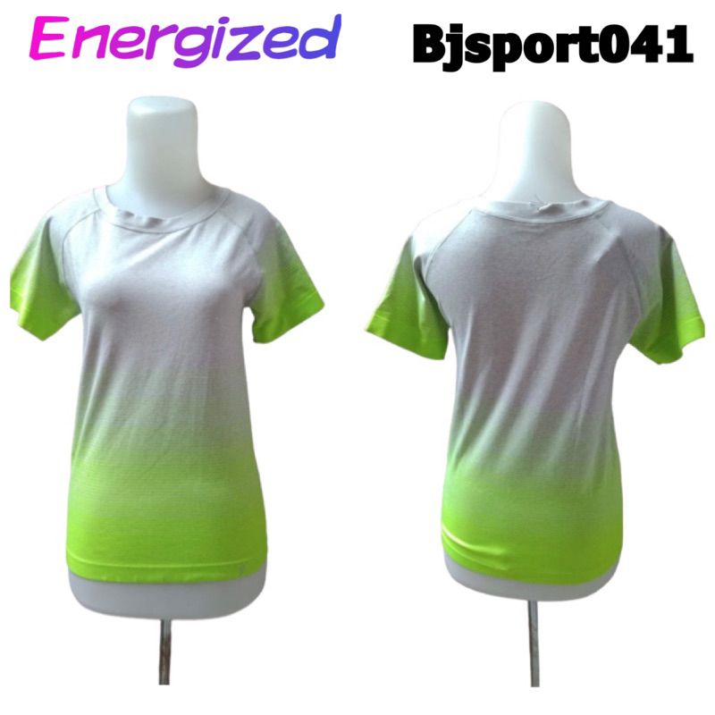 BJsport041 Energized baju sport olahraga energized