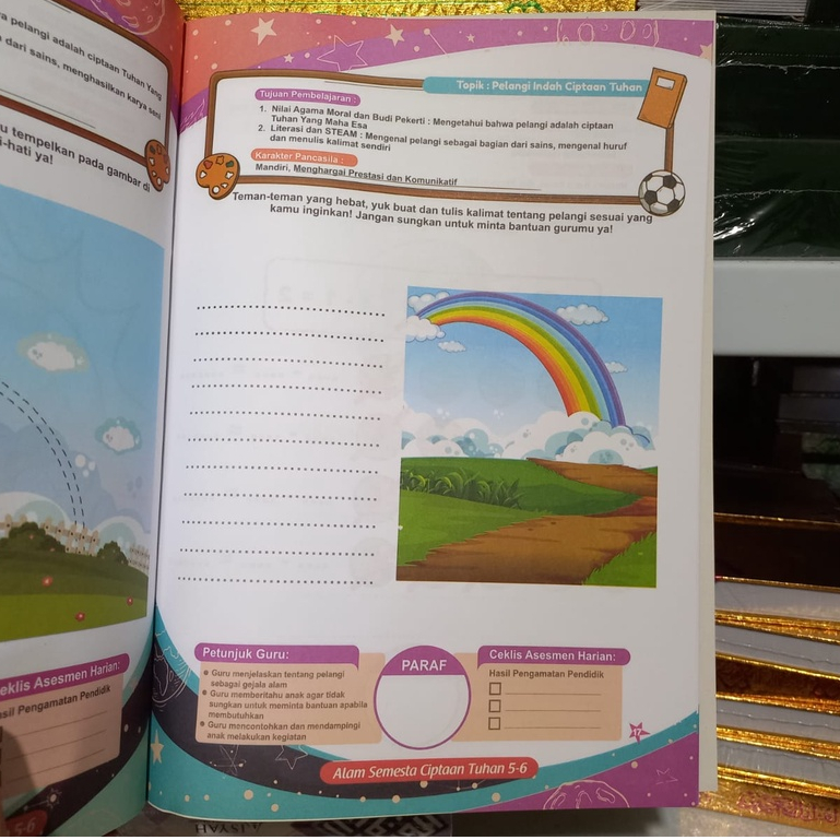 Buku Paket Isi 8 - Cerdas Dan Kreatif TK B Kurikulum PAUD Usia 5 - 6 Tahun Lingkar Media