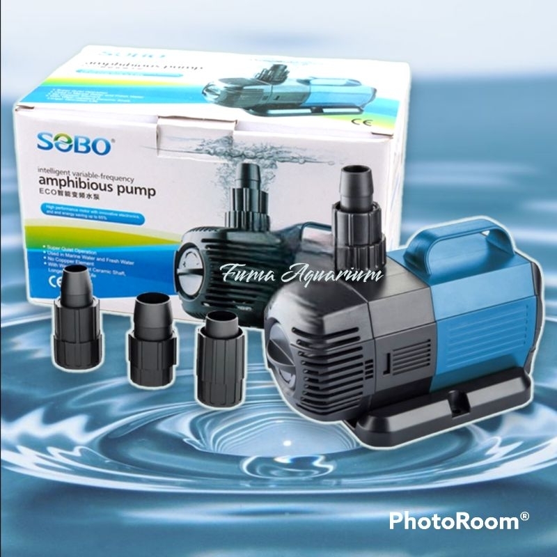 SOBO 4800 BO-4800A Pompa Besar Kolam Waterfall 32 Watt Naik 4,5m Submersible Pump Water Pump Power Head