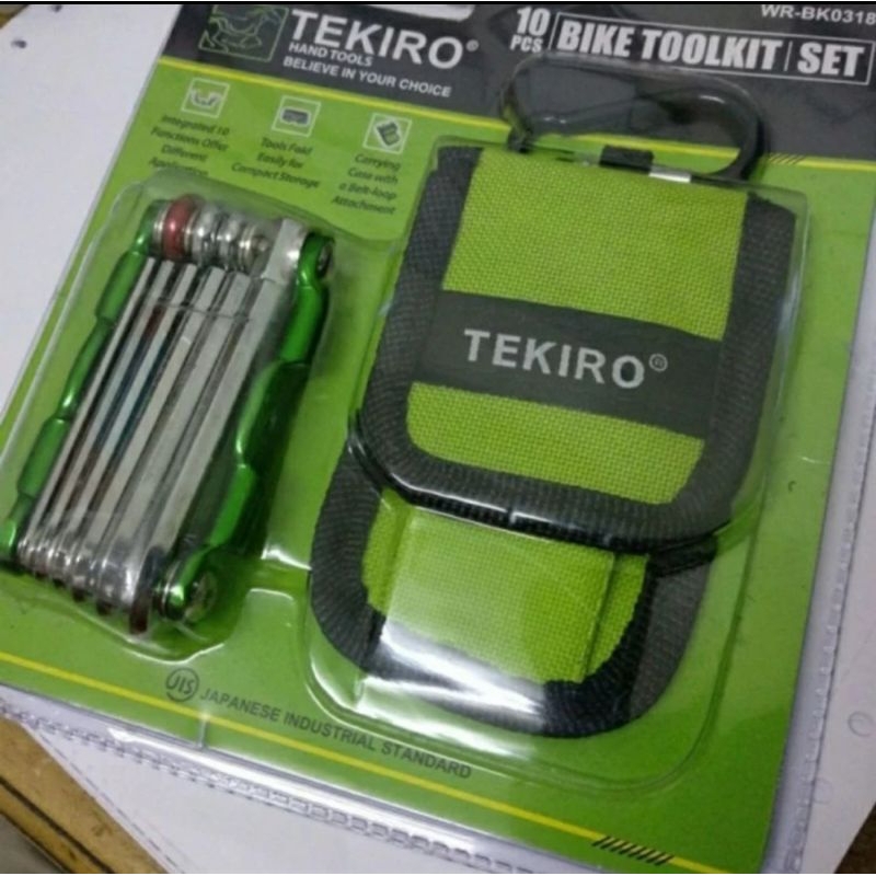 Kunci speda lipat 1 set 10 Pcs merk tekiro