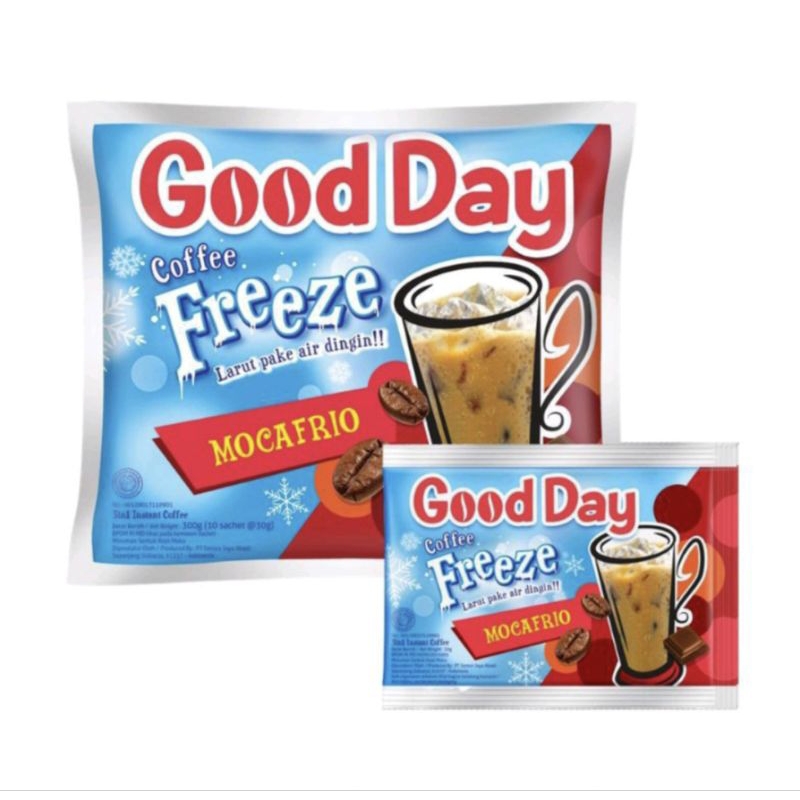 

Good Day Coffee Freeze Mocafrio 30 gr x 10 Sachet