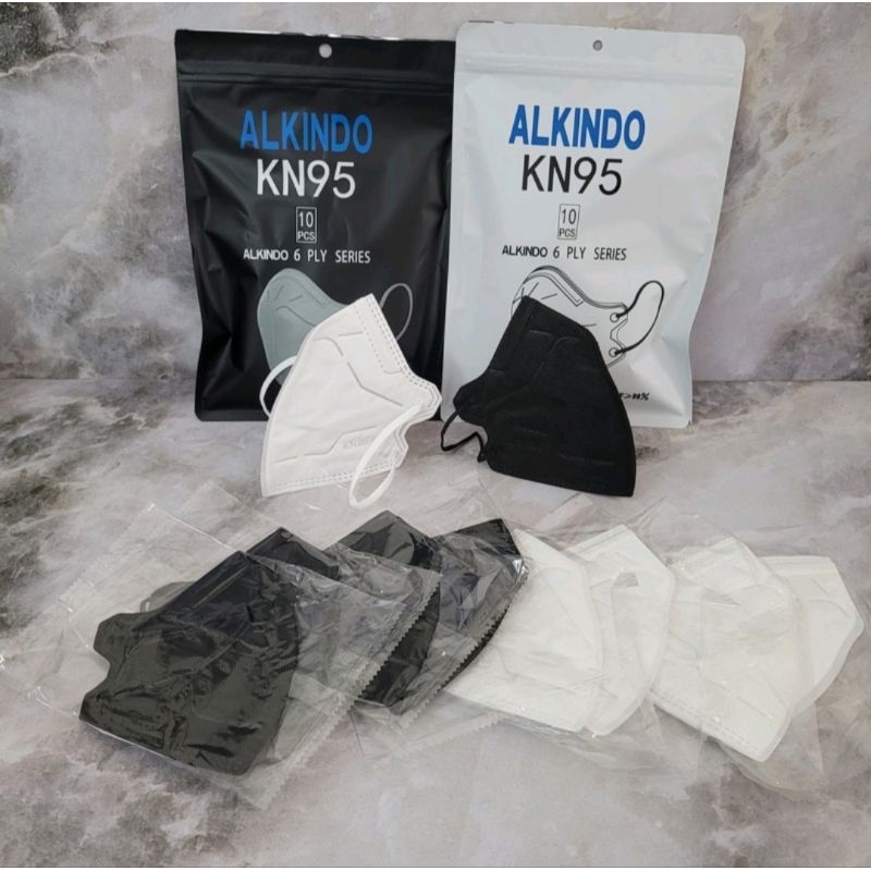 Masker KN95 Pro Alkindo 6 Ply (isi 10pcs)