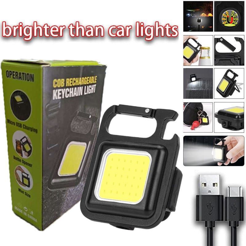 [ PPLUS ] LAMPU LED GANTUNGAN KUNCI MULTIFUNGSI / LAMPU CAMPING CAS USB SERBAGUNA BATERIA 500ma