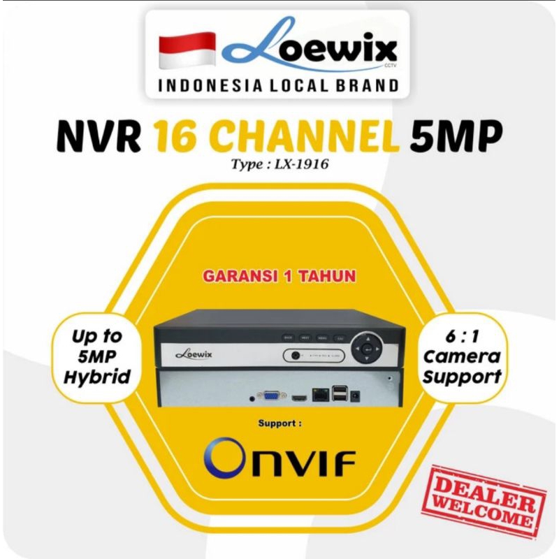 NVR 16 Chanel loewix