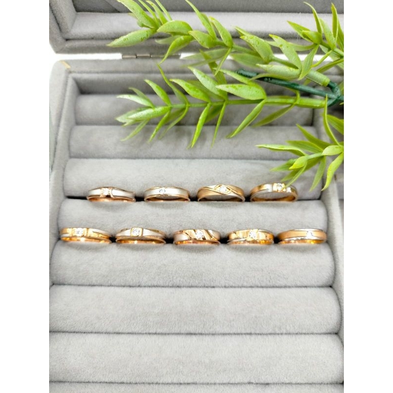 EMAS 8K(375) Cincin couple