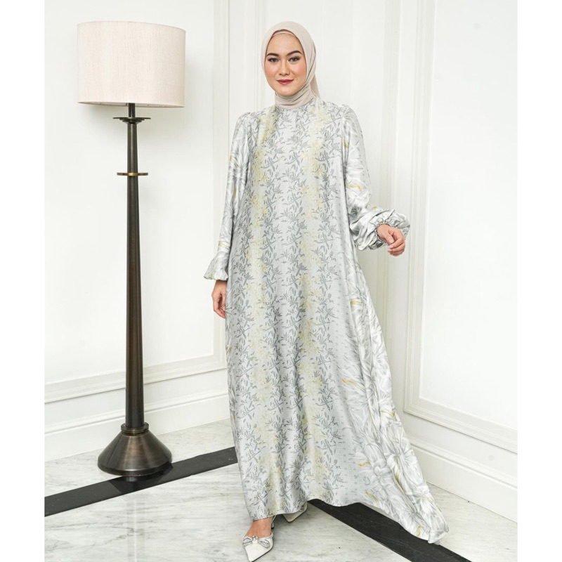 Meutia Dress by Geulis id Grey XXL