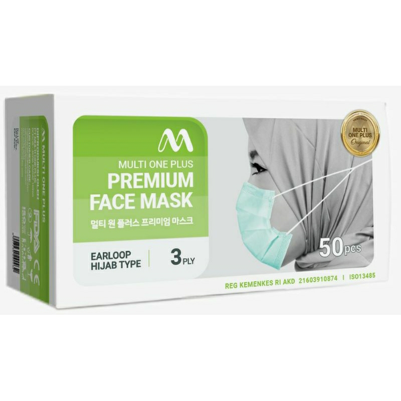 Masker / Masker Karet / Masker Hijab / Masker Multi One Plus / Masker Earloop / Masker Headloop / Masker MOP
