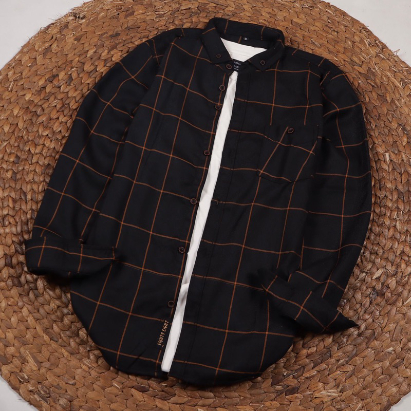 KEMEJA FLANEL SPARTAN JACKBROWN 07