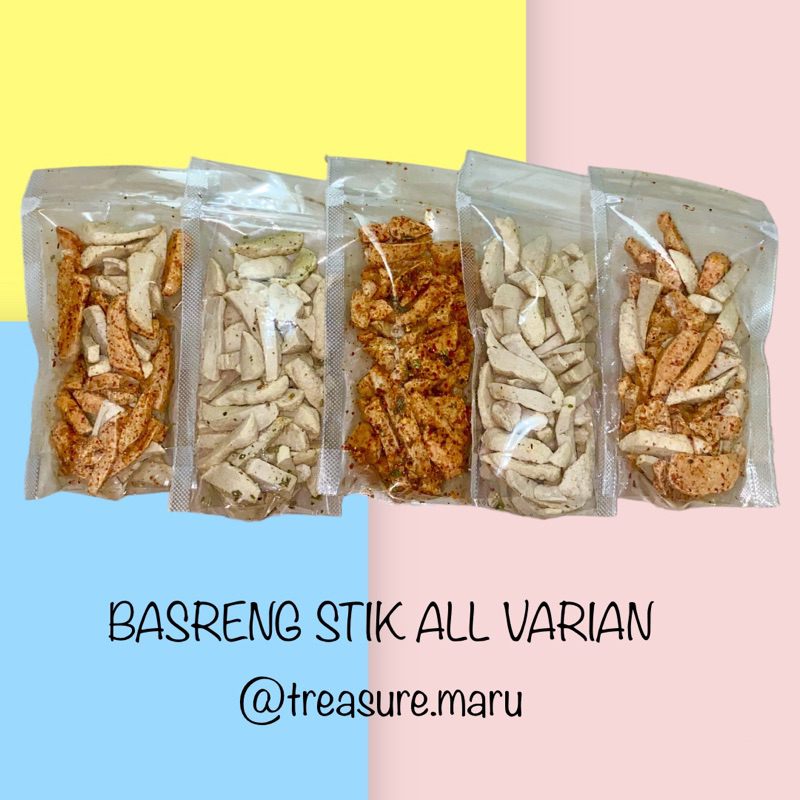 

TMaru | BASRENG STIK• Basreng Pedas Daun Jeruk, Mix dan Ori 100 gram