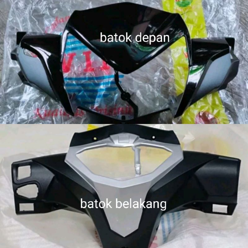 batok depan set visor batok belakang supra x 125 FI injeksi K41 non original