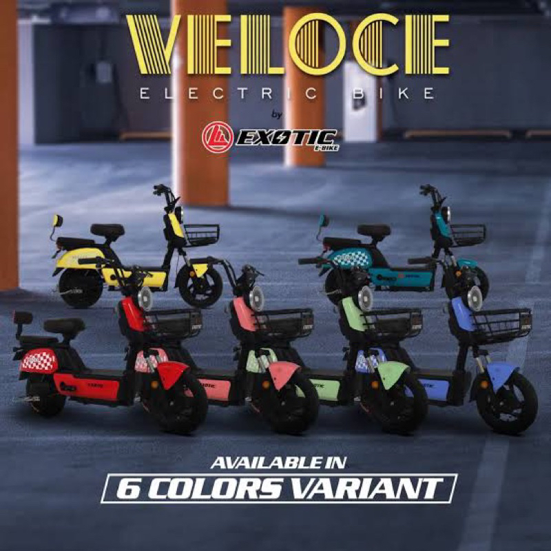 SEPEDA LISTRIK E-BIKE EXOTIC VELOCE BY PACIFIC 500 WATT