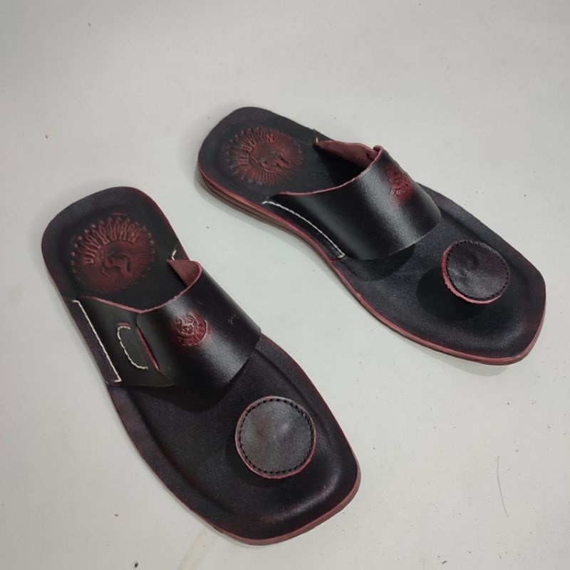 Sandal pria kulit jamur sendal kulit original