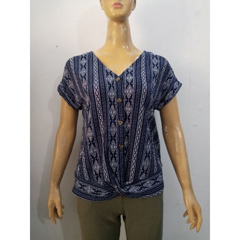 New Item Blouse Casual Branded Sisa Export Termurah