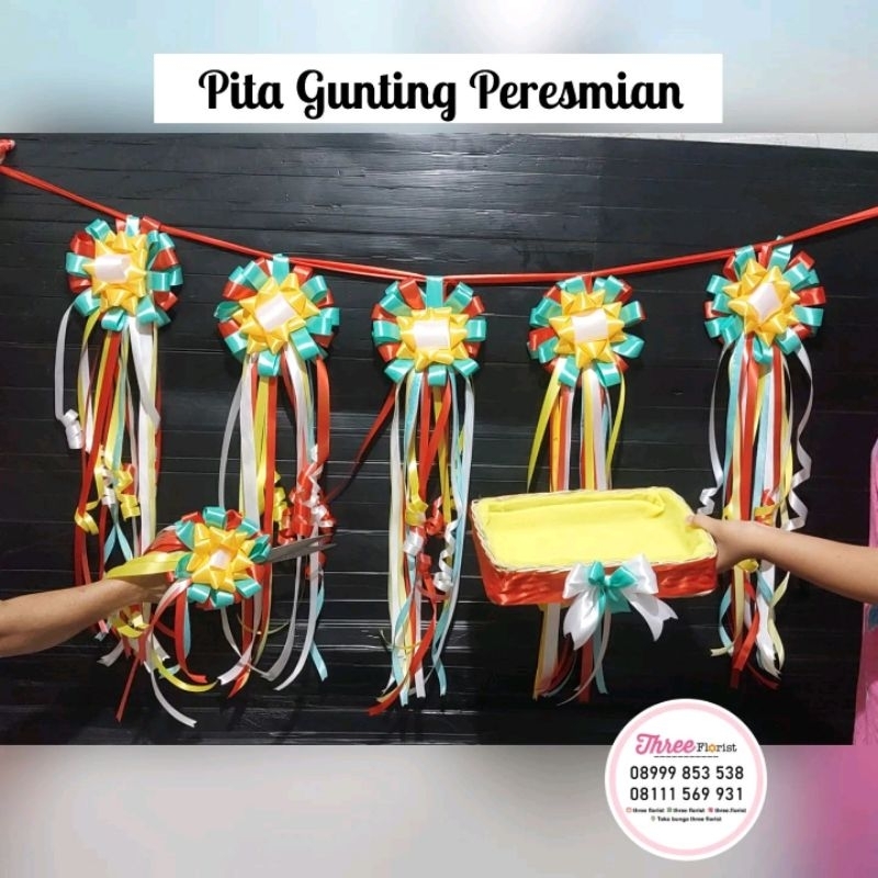 

pita peresmian / gunting pita peresmian / pita gunting grand opening / gunting pita / pita gunting pengesahan