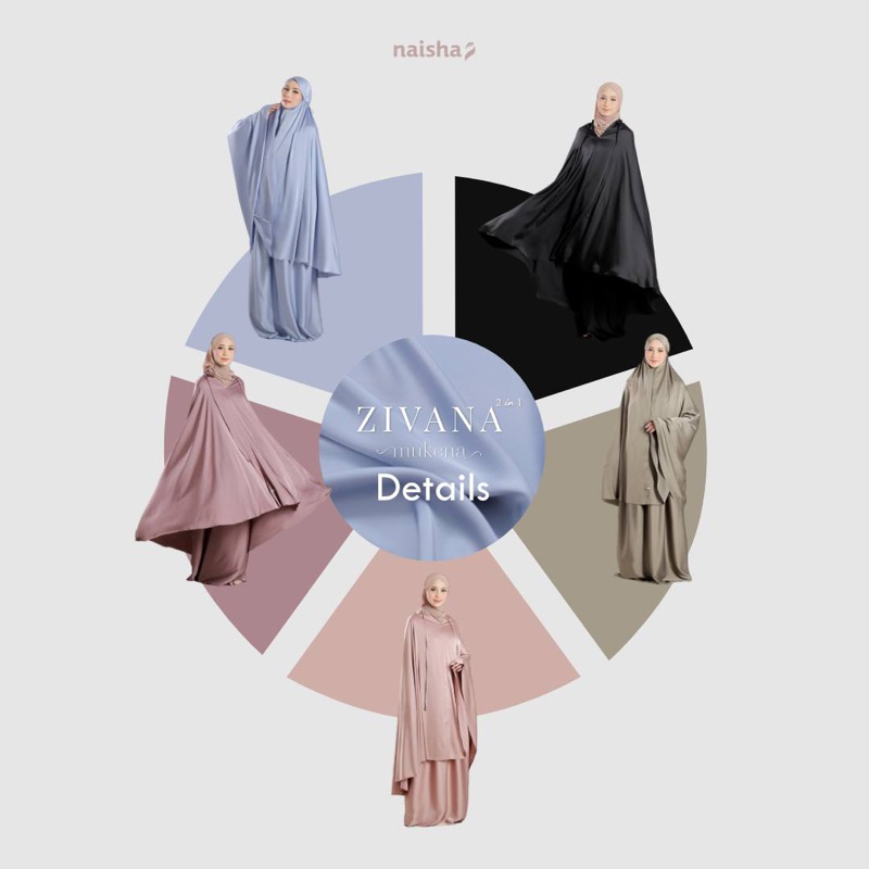 Zivana Mukena / Mukena Lebaran / Mukena Silk / Mukena Silk Armani