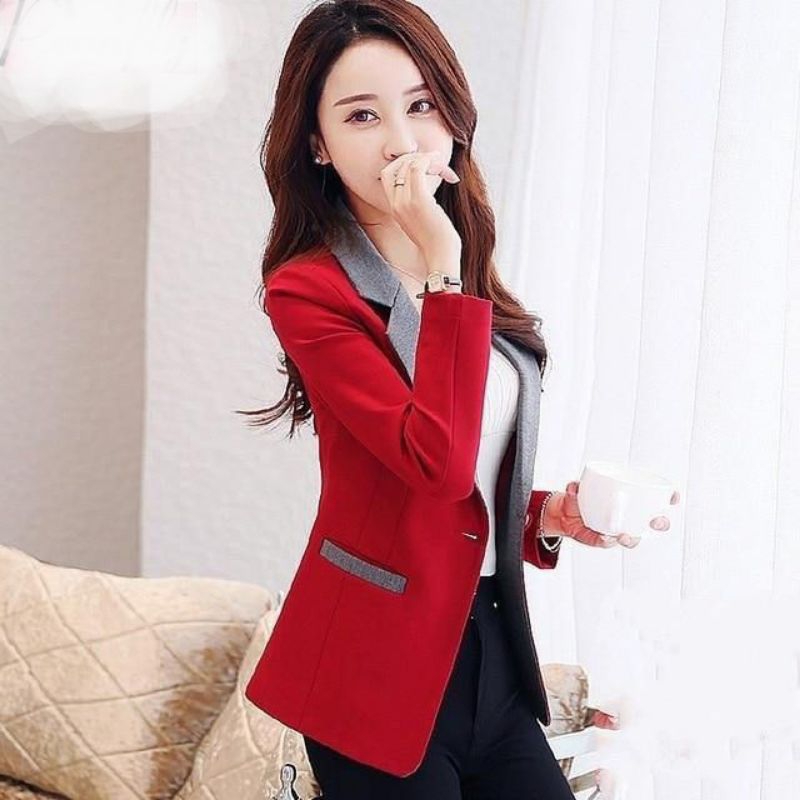 BEST SELLER JAS - BLAZER KERJA WANITA / BLAZER WANITA KOREA / BLAZER KOREA / BLAZER WANITA CASUAL