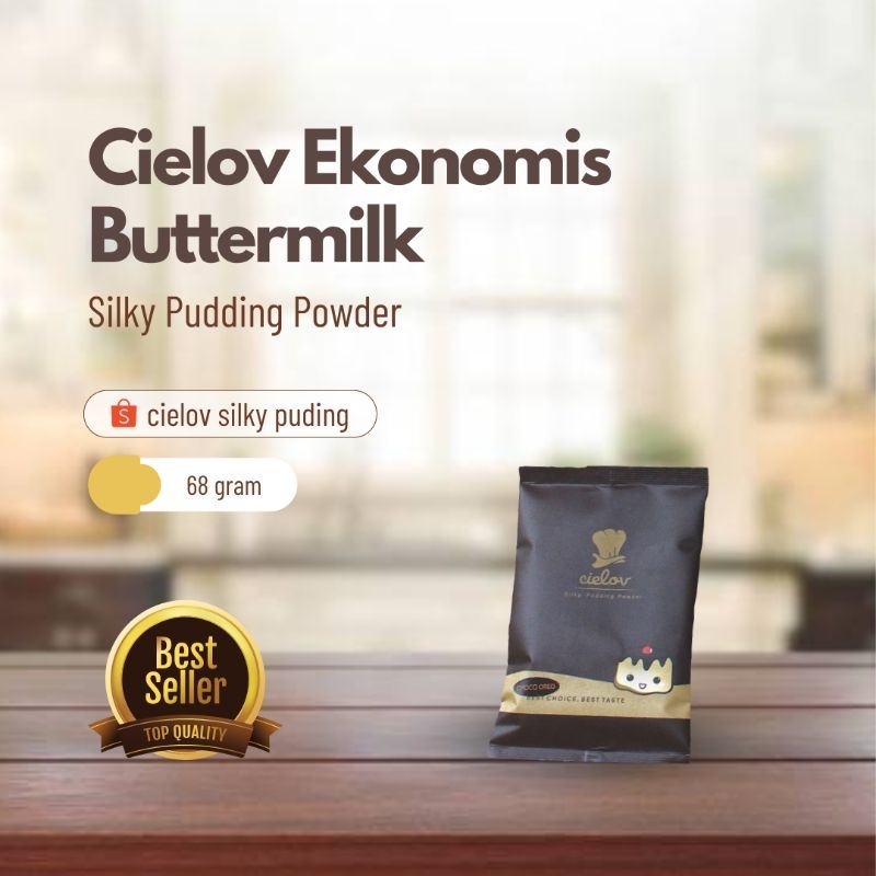 

Cielov Ekonomis Buttermilk | Silky Pudding Powder | Puding Puyo | Bahan Puding