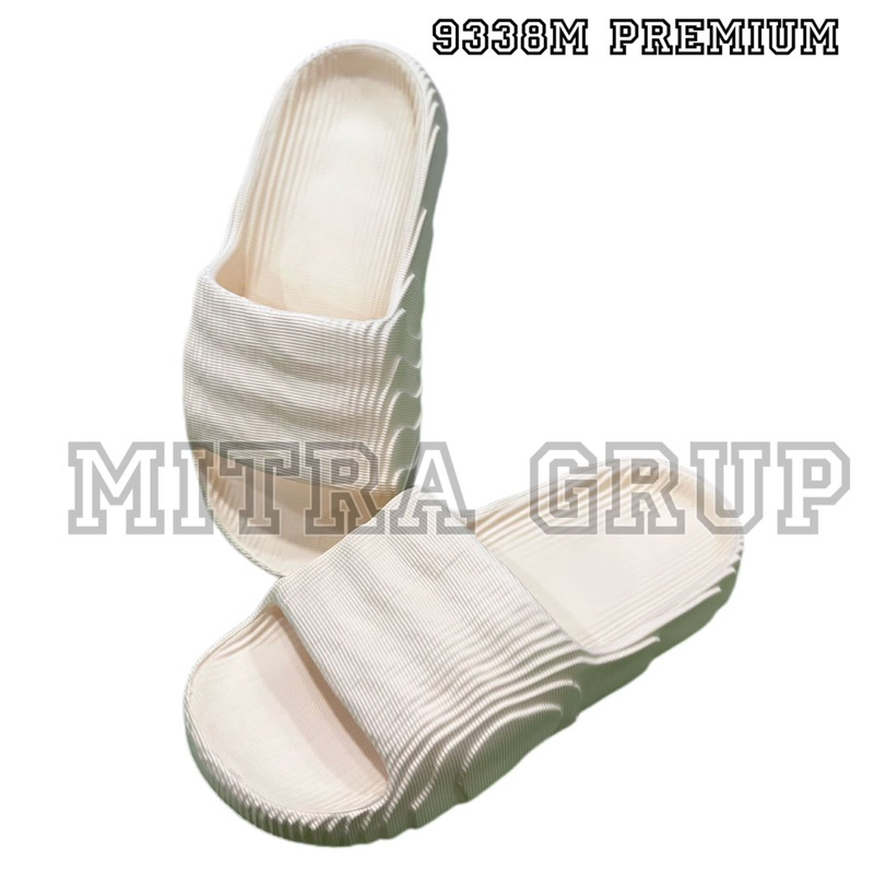 9338 POLOS Sendal Slop Adilette/Sandal Slop Polos/Sendal Slop Cowo Karet Eva Nyaman Dipakai/Sandal Slop  Keren Anti Slip Kekinian PROMO MITRA