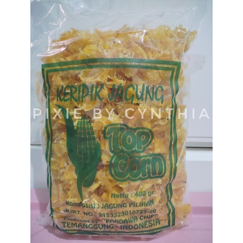 

KERIPIK JAGUNG TOP CORN 400 GRAM MENTAH