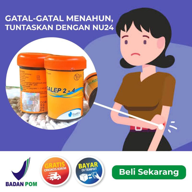 Salep 24 Nufarindo  obat gatal salep gatal - salep manjur - salep 24 - gatal-gatal - salep gatal sel
