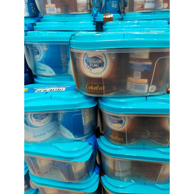 

Frisian Flag Bendera Susu Kental Manis Kaleng + cannister [370 g x 2 pcs]