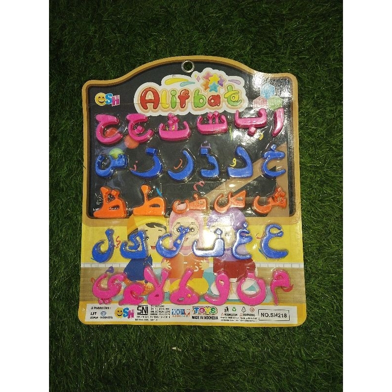 HURUF HIJAIYAH MAGNET Huruf Arab MAGNET BISA DITEMPEL DI KULKAS/MAINAN EDUKASI
