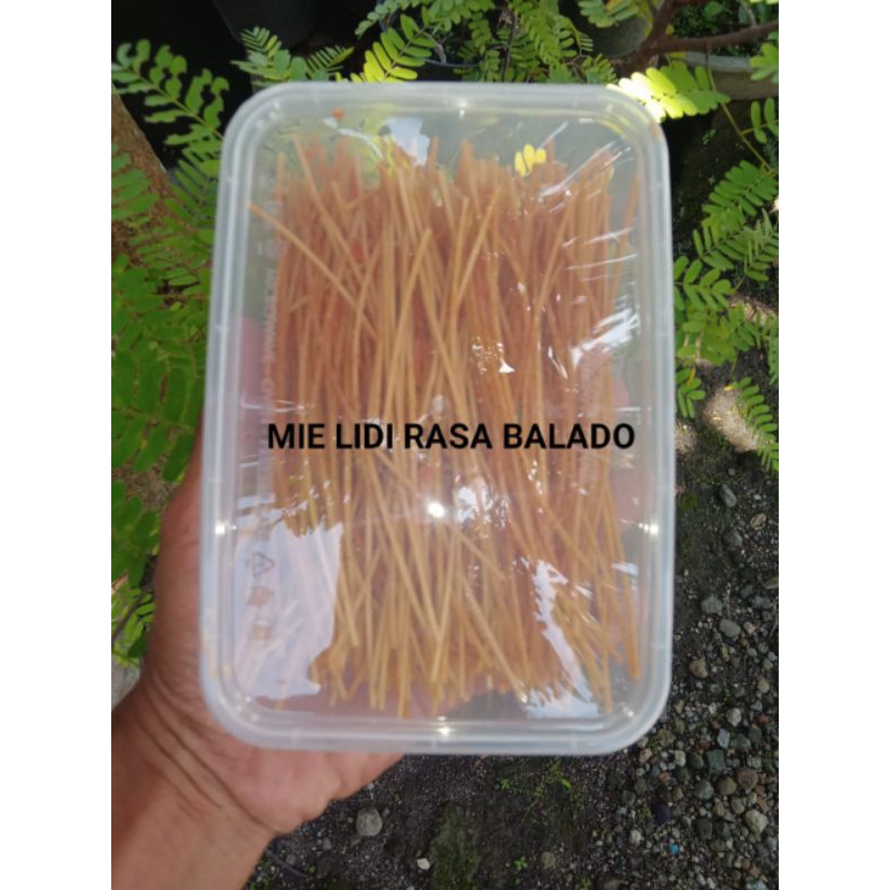 

JAJANAN MIE LIDI RASA BALADO KEMASAN BOX 500ML 100GR