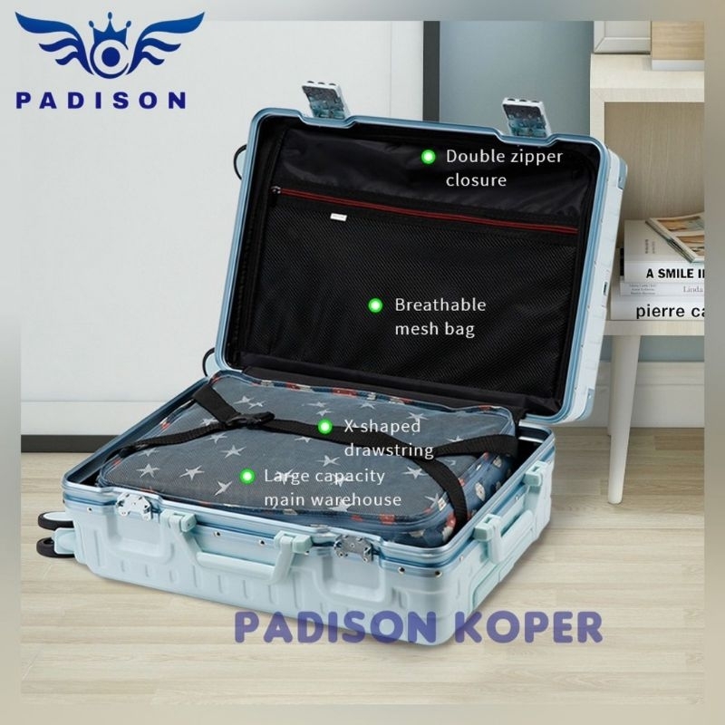 Koper Fiber PADISON B003 Hardcase / Ceklek ORI - Koper kabin size dan Bagasi