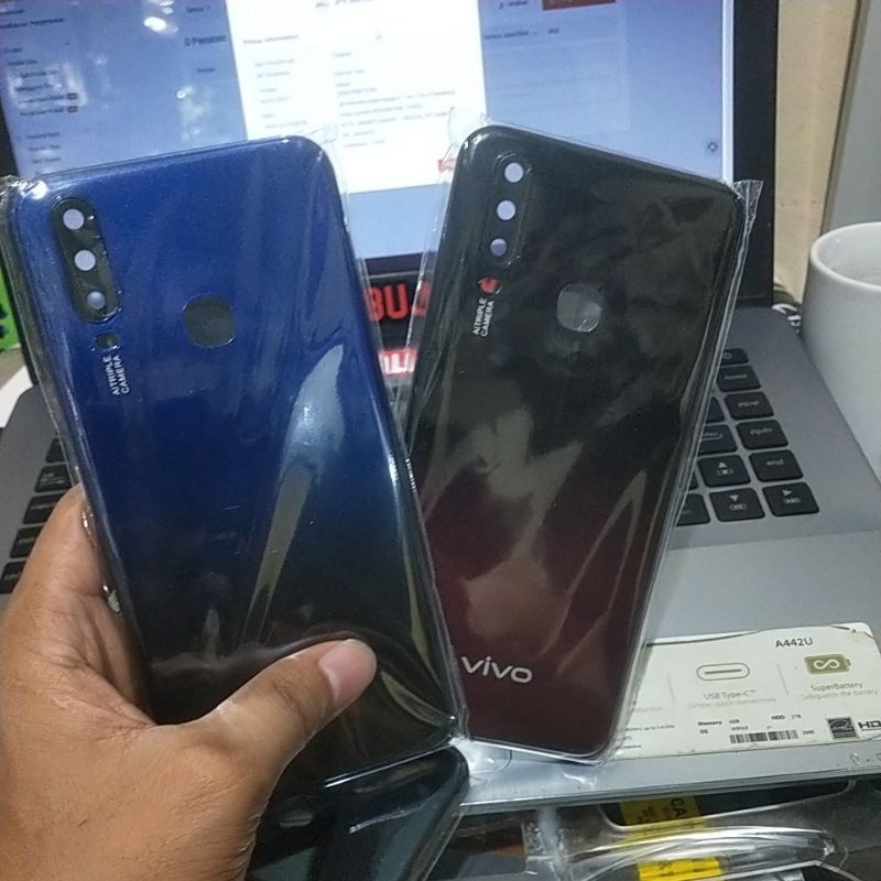 BACKDOOR - BACK CASING VIVO Y17 - Y12 2019 - Y15 2019 TUTUPAN BATERAI