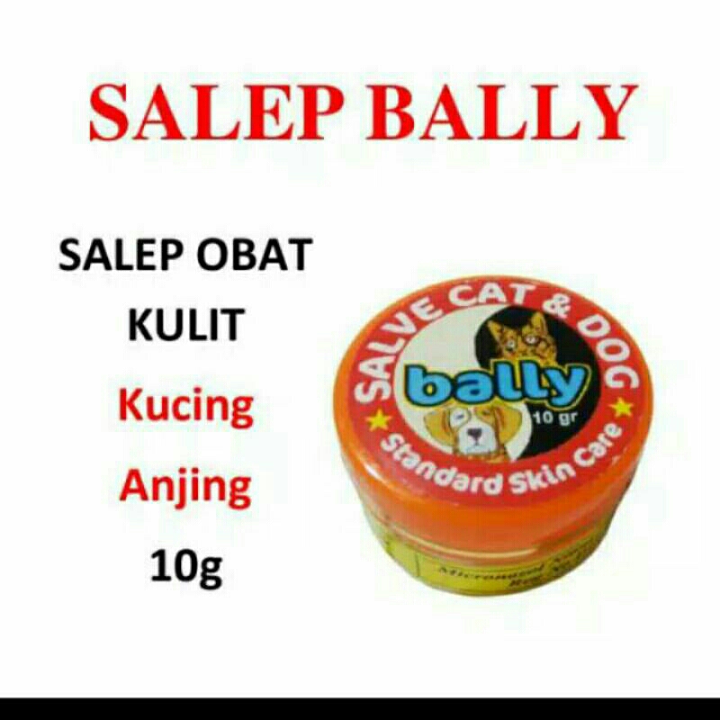 BALLY - OBAT SALEP LUKA DAN JAMUR PADA KUCING