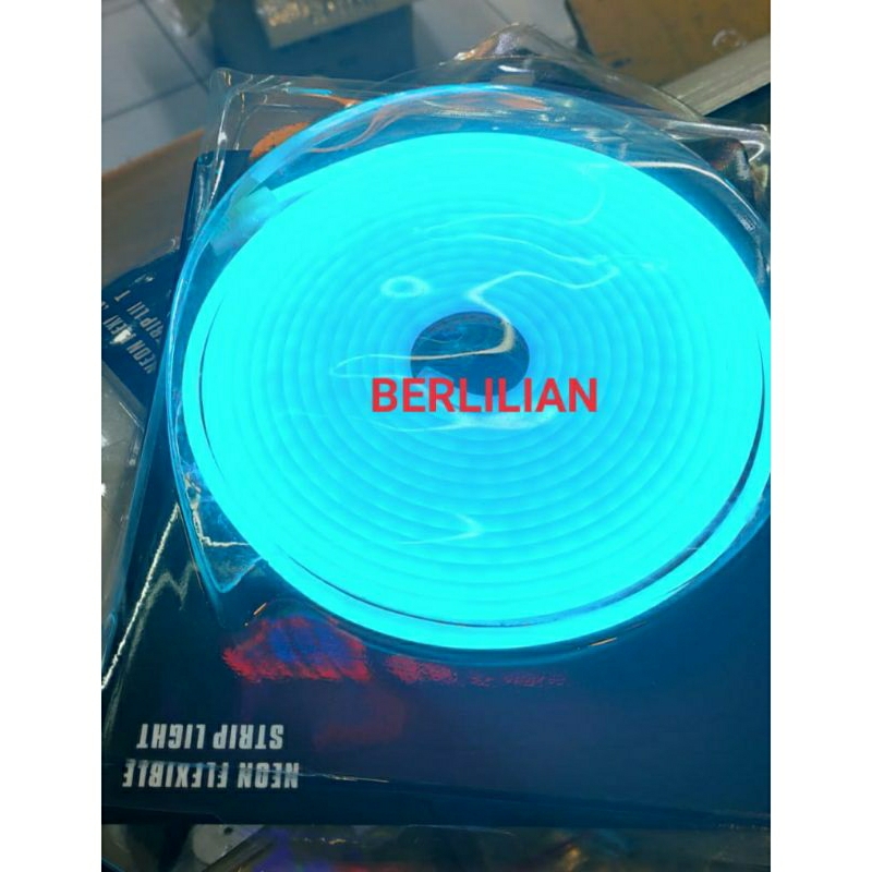 Lampu Flexsibel Ice Blue DC 12V 1rol Panjang 5meter