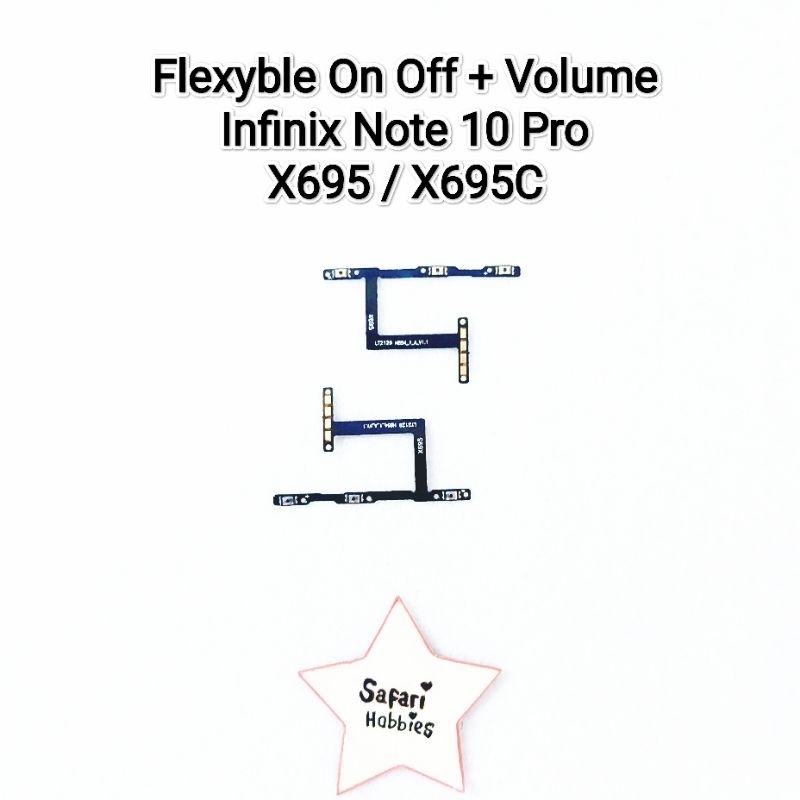 Fleksibel On/Off Volume Infinix Note 10 Pro / X695 / X695C