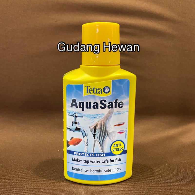 TETRA AQUASAFE 100 ML - PENJERNIH AIR - ANTI BAKTERI AIR - OBAT IKAN AIR TAWAR