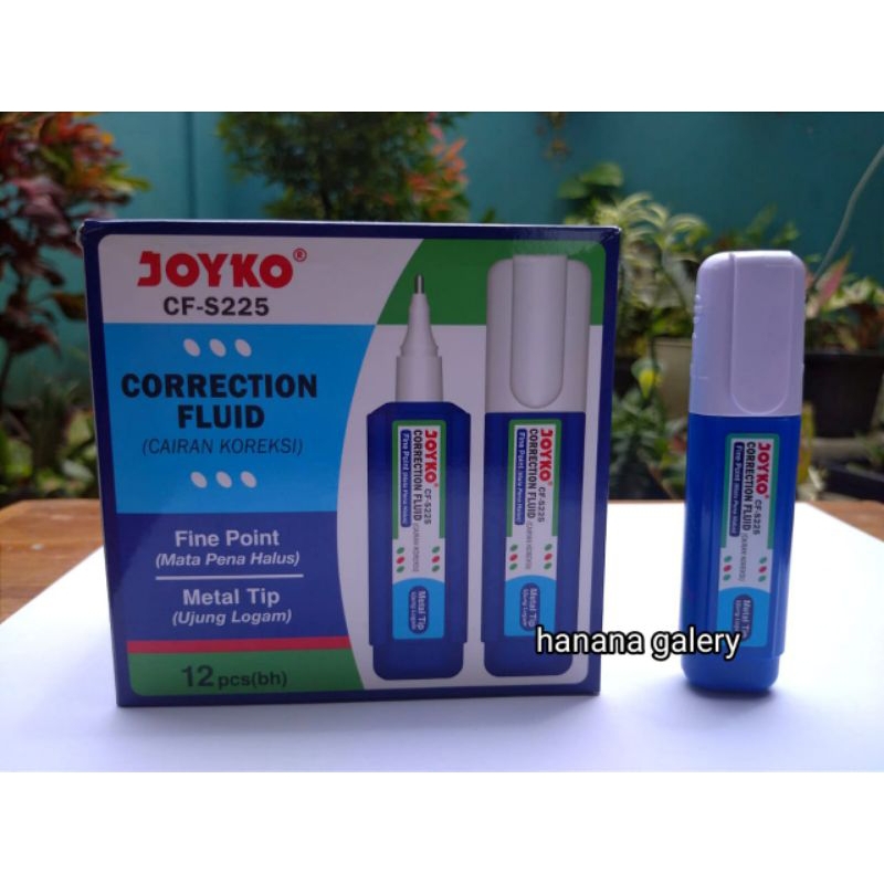 

ATK9 (6 pcs) JOYKO CORRECTION FLUID PEN CF-S225 / TIPEX CAIR JOYKO TIP EX CF-S225