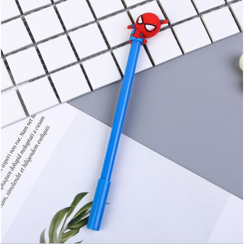 PULPEN GEL KARAKTER SUPER HERO LUCU DAN UNIK